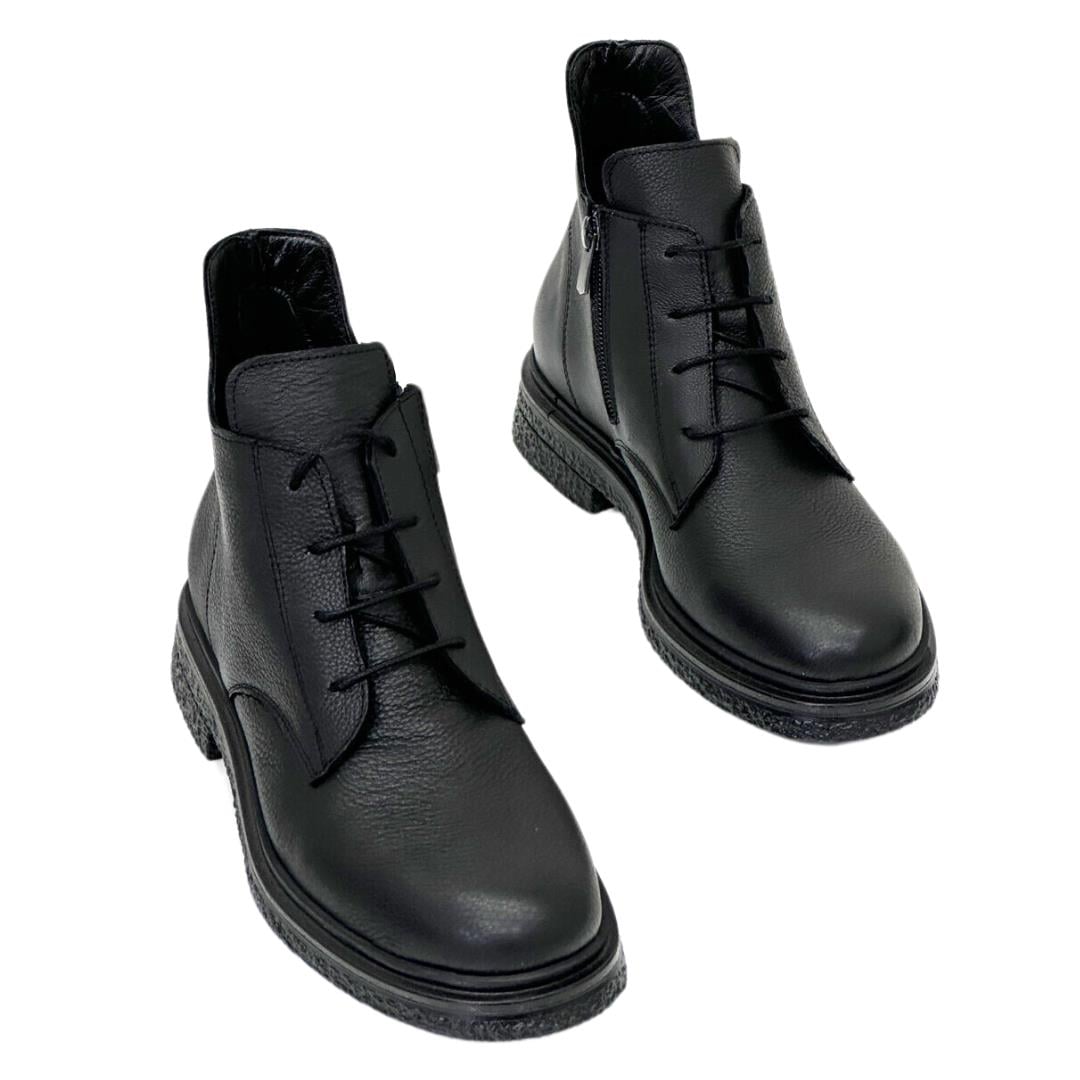 Bilek Boy Hakikik Deri 3 Cm Tabanlı Bot
