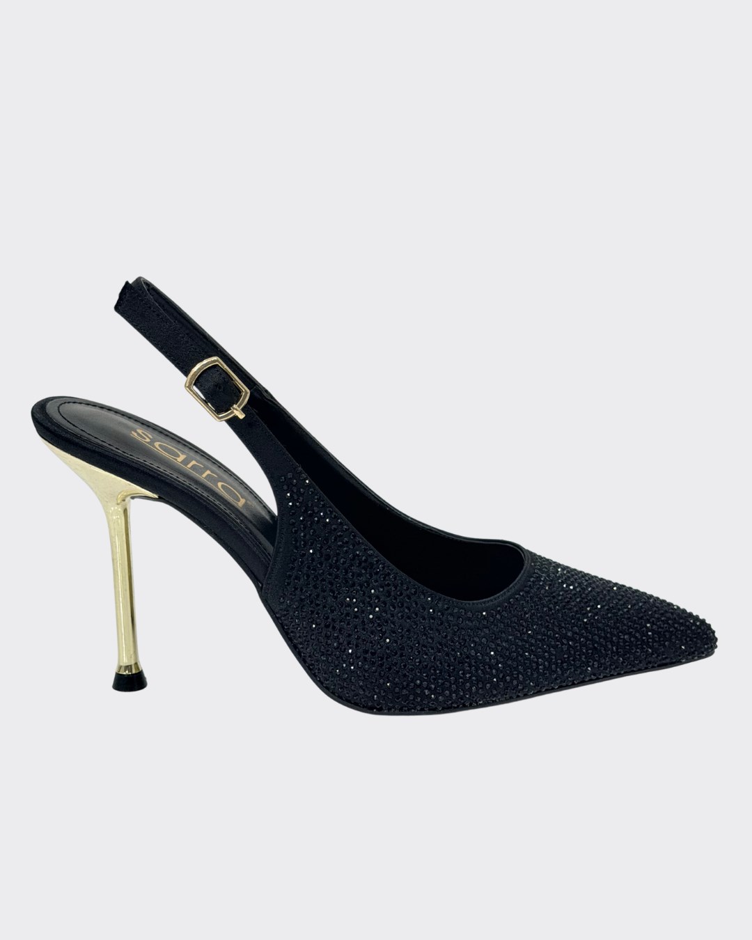 Full Taş İşlemeli 10 Cm Topuklu Stietto