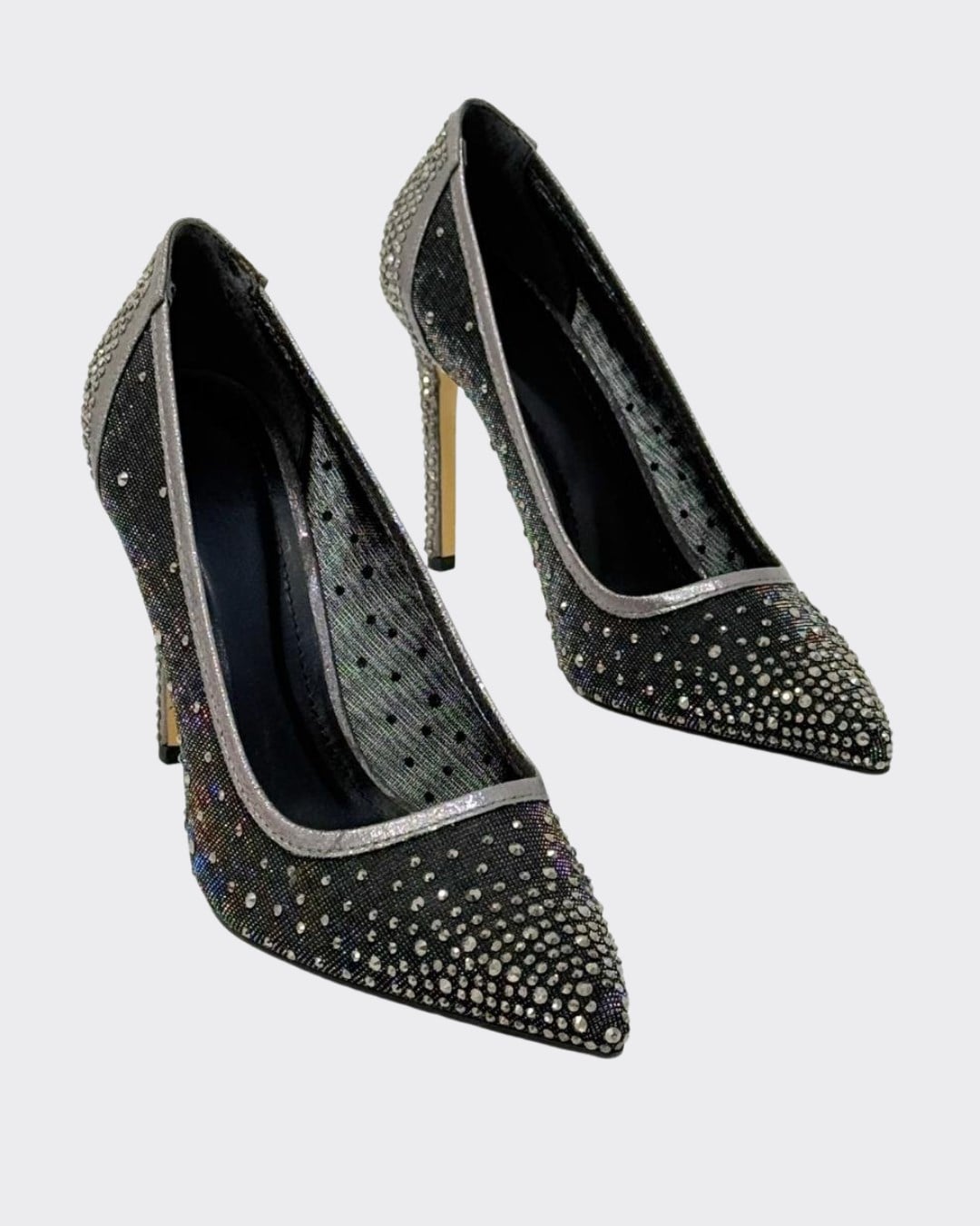 Gerçek Taş Detaylı Tasarım Stiletto