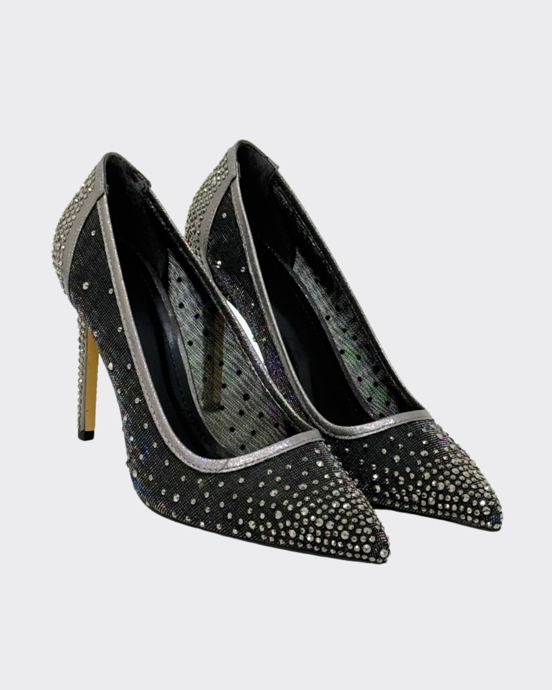 Gerçek Taş Detaylı Tasarım Stiletto