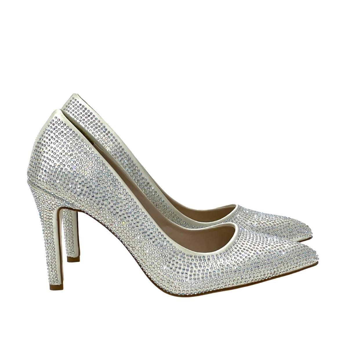Gerçek Taş İşlemeli 9 Cm Topuklu Stiletto