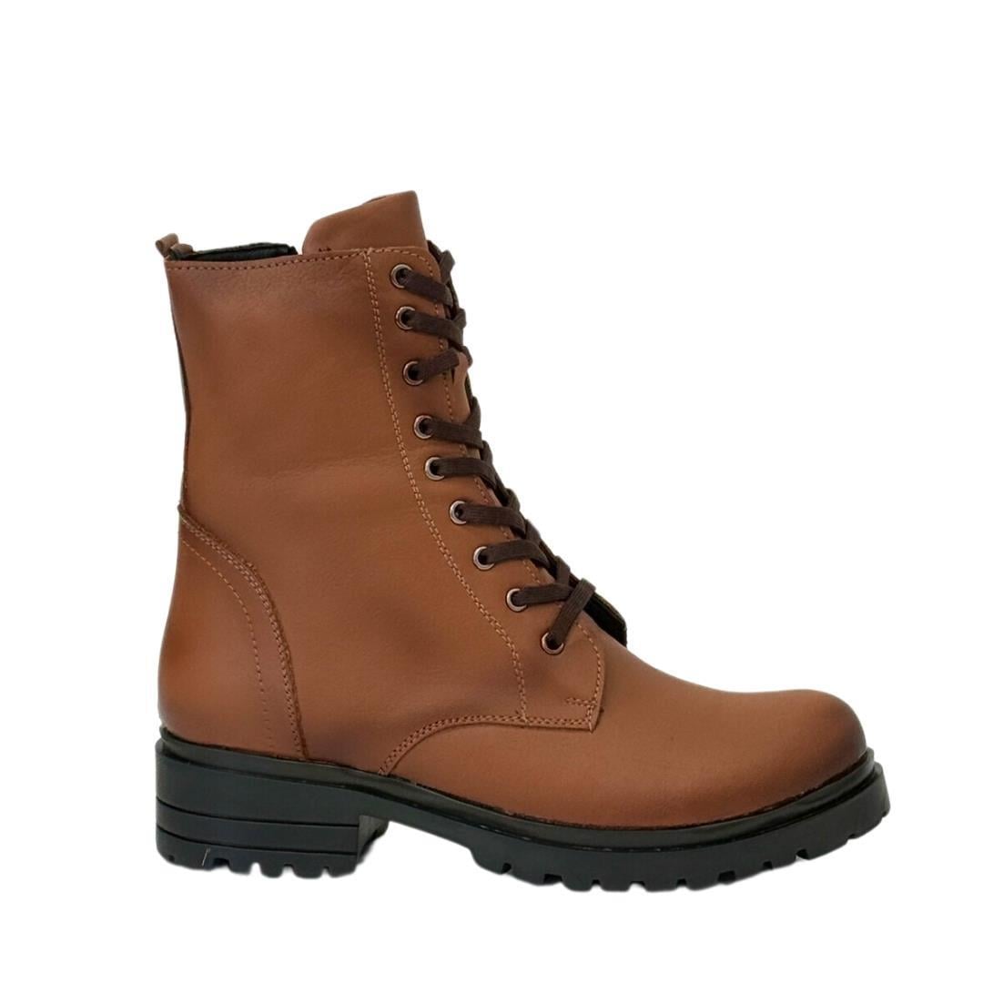 Hakiki Deri 4 Cm Tabanlı Postal