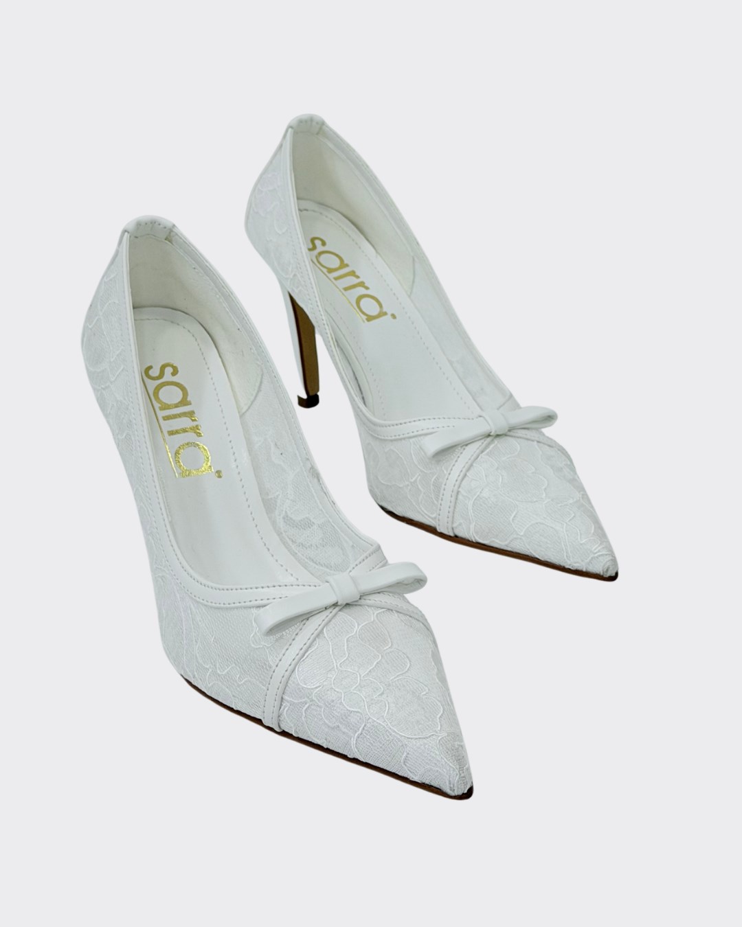 Özel Gübür Tasarımlı 9 Cm Rahat Topukluı Stiletto