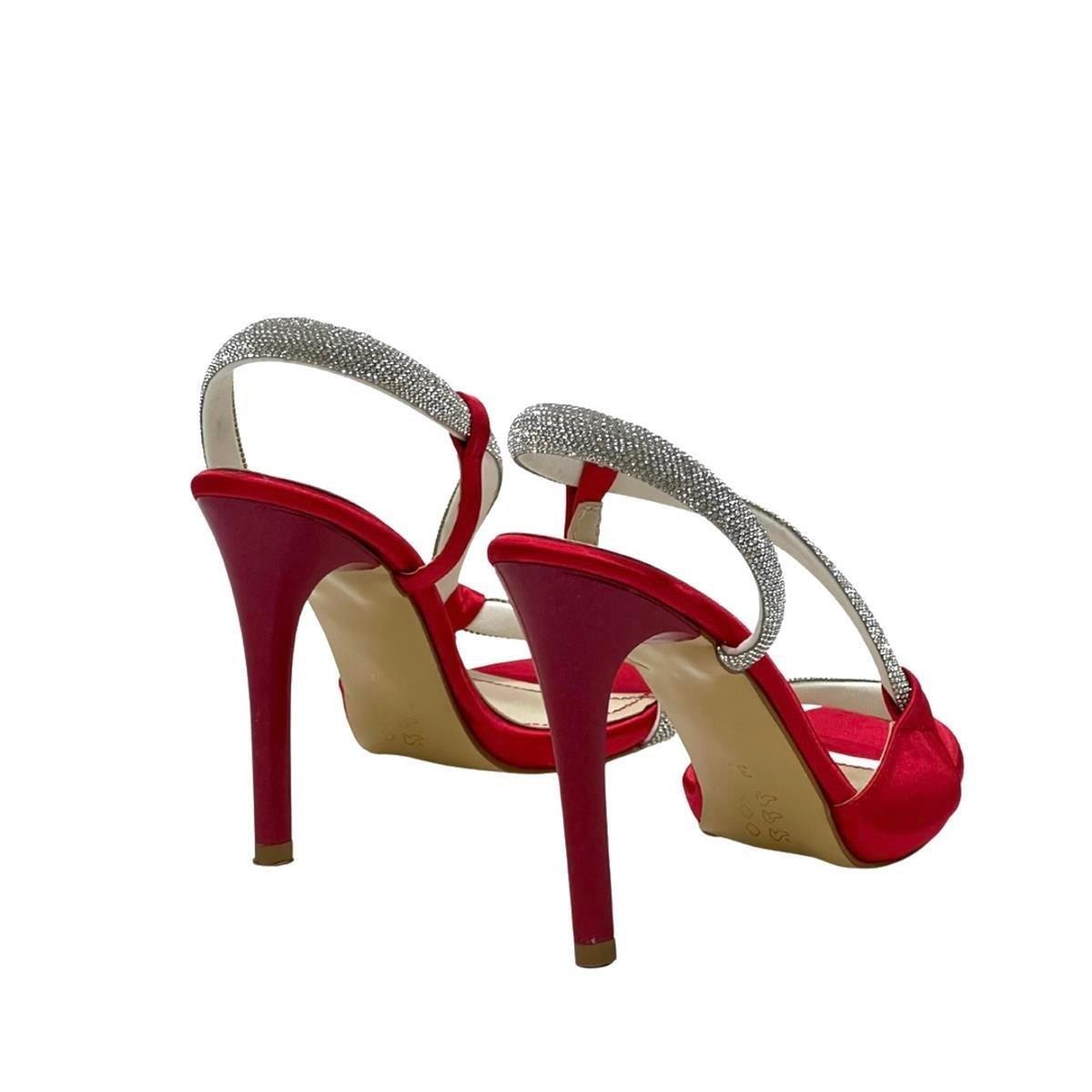 Saten Taş Bantlı 11 Cm Platform Topuklu Rahat Ayakkabı