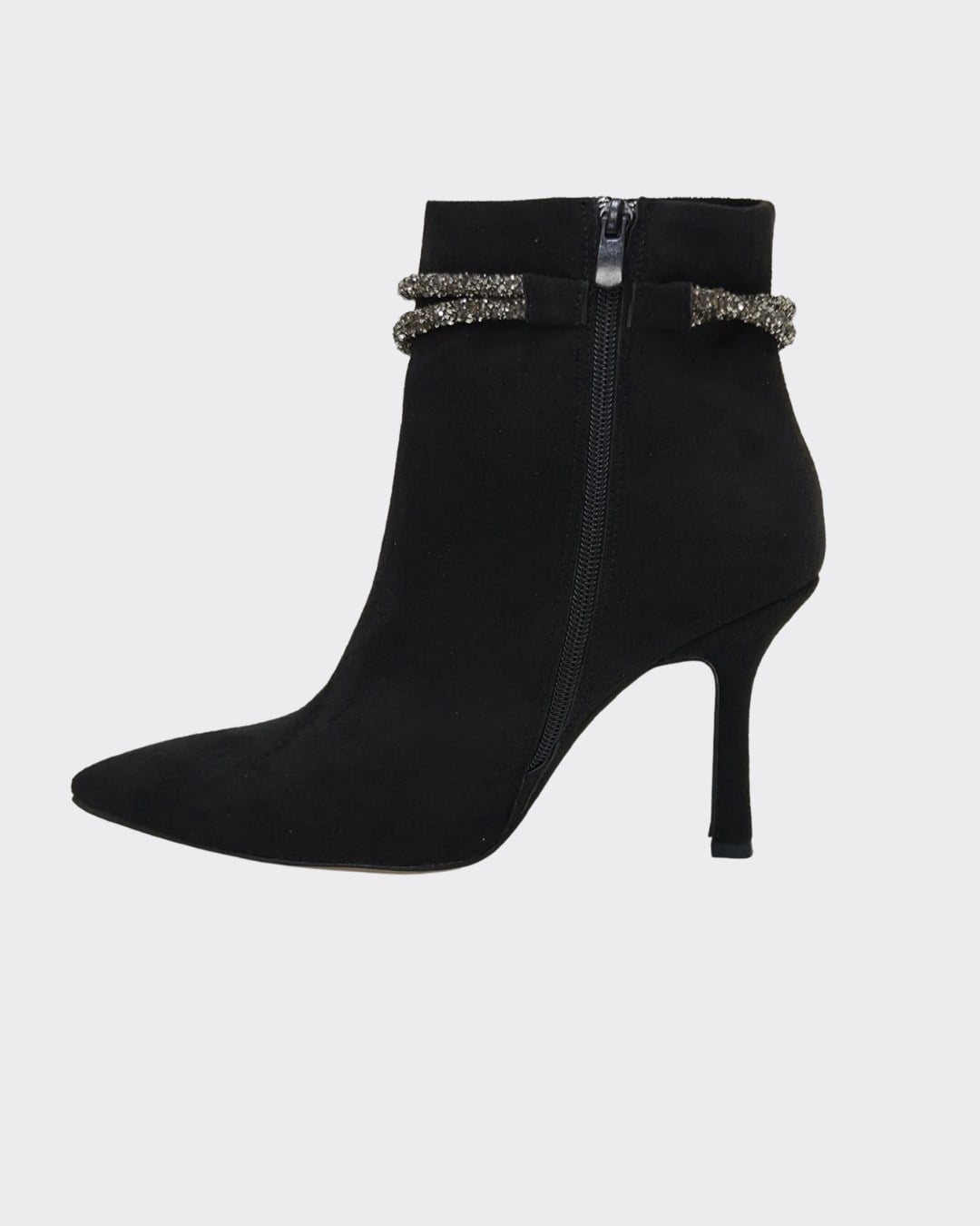 Taş Detaylı Tasarım Stiletto Bot