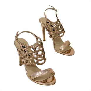 11 CM SİMLİ TEK BANTLI TOPUKLU AYAKKABI