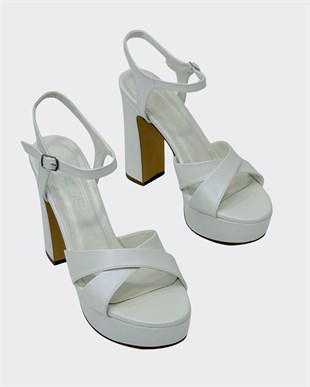 13 Cm Rahat Topuklu Platform Ayakkabı