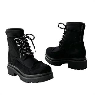 5 Cm Kalın Tabanlı Bağcıklı Bot