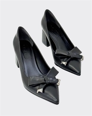 6 Cm Özel Rahat Topuklu Tasarım Tokalı Stiletto