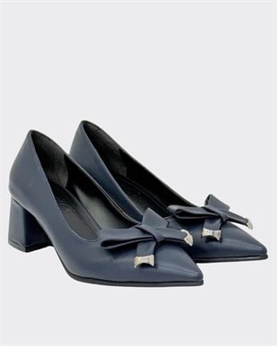 6 Cm Özel Rahat Topuklu Tasarım Tokalı Stiletto