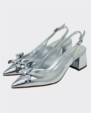 6 Cm Özel Rahat Topuklu Tasarım Tokalı Stiletto