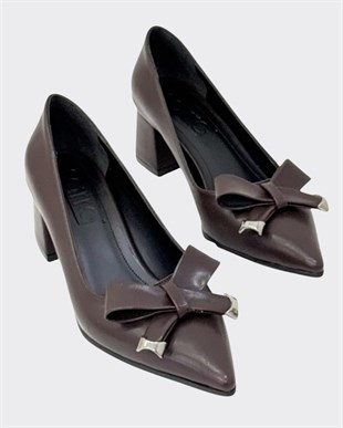 6 Cm Özel Rahat Topuklu Tasarım Tokalı Stiletto