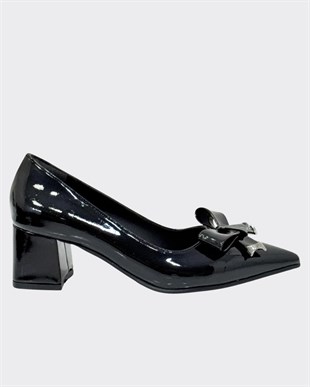 6 Cm Özel Rahat Topuklu Tasarım Tokalı Stiletto