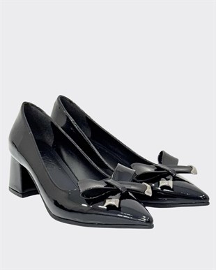 6 Cm Özel Rahat Topuklu Tasarım Tokalı Stiletto