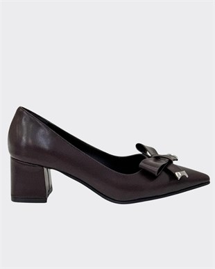 6 Cm Özel Rahat Topuklu Tasarım Tokalı Stiletto