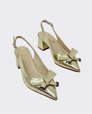 6 Cm Özel Rahat Topuklu Tasarım Tokalı Stiletto