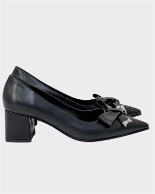 6 Cm Özel Rahat Topuklu Tasarım Tokalı Stiletto