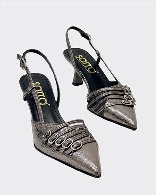 7 Cm Rahat Topuklıu Rahat Stiletto