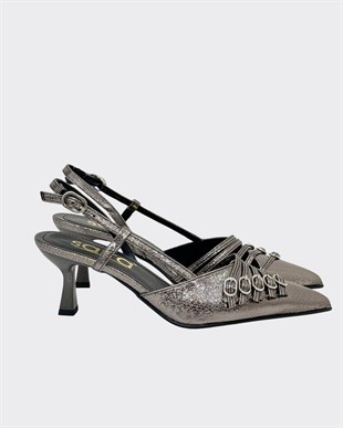 7 Cm Rahat Topuklıu Rahat Stiletto