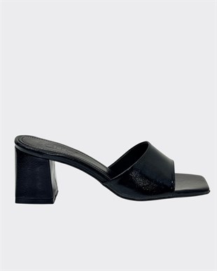 7 Cm Rahat Topuklu Sade Terlik