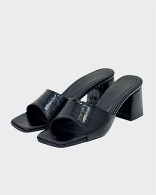 7 Cm Rahat Topuklu Sade Terlik