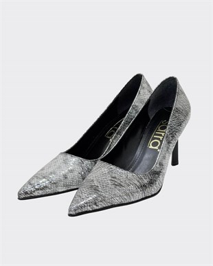 8 Cm Rahat Topuklu Sade Stiletto