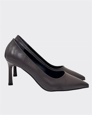 8 Cm Rahat Topuklu Sade Stiletto