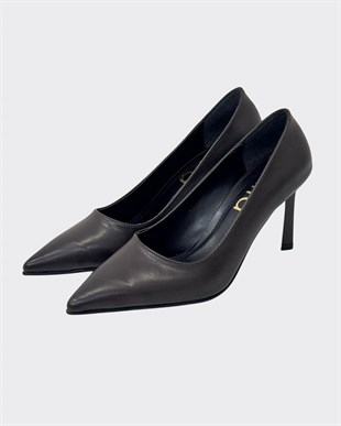 8 Cm Rahat Topuklu Sade Stiletto
