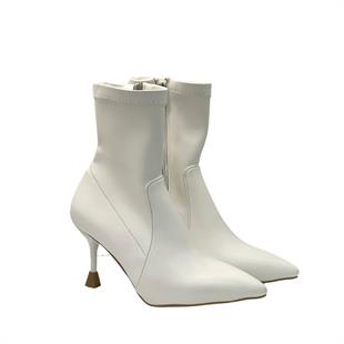 8 Cm Topuklu Streç Stiletto Bot