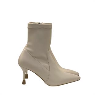 8 Cm Topuklu Streç Stiletto Bot