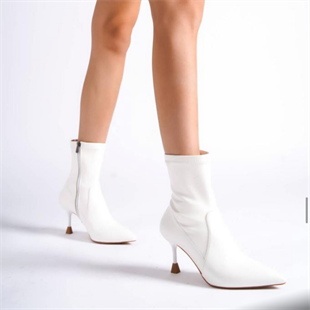 8 Cm Topuklu Streç Stiletto Bot