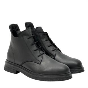 Bilek Boy Hakikik Deri 3 Cm Tabanlı Bot