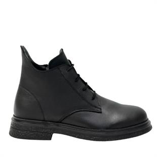Bilek Boy Hakikik Deri 3 Cm Tabanlı Bot
