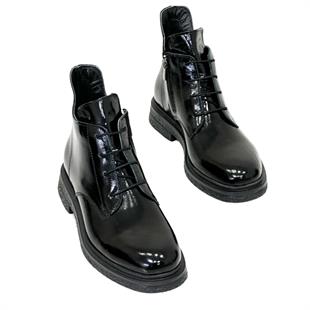 Bilek Boy Hakikik Deri 3 Cm Tabanlı Bot