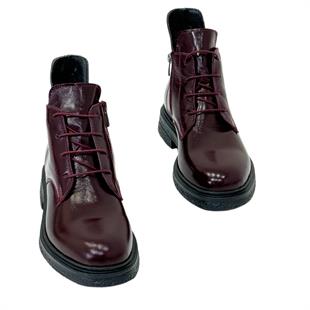 Bilek Boy Hakikik Deri 3 Cm Tabanlı Bot