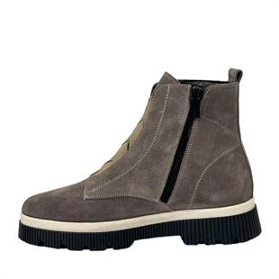 Çapraz Bantlı Hakiki Deri 4 Cm Tabanlı Tasarım Bot