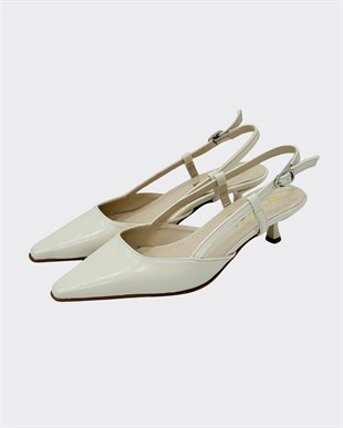 Fındık Topuk Sade 5 Cm Rahat Topuklu Stiletto