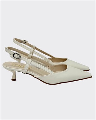 Fındık Topuk Sade 5 Cm Rahat Topuklu Stiletto