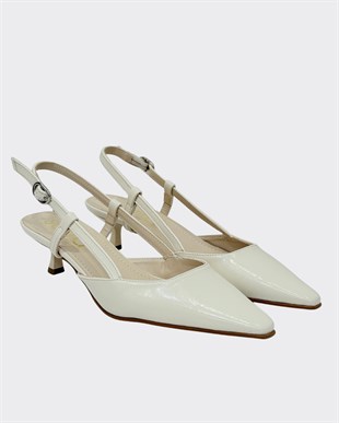 Fındık Topuk Sade 5 Cm Rahat Topuklu Stiletto