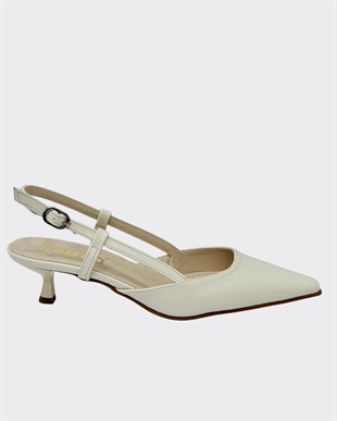 Fındık Topuk Sade 5 Cm Rahat Topuklu Stiletto