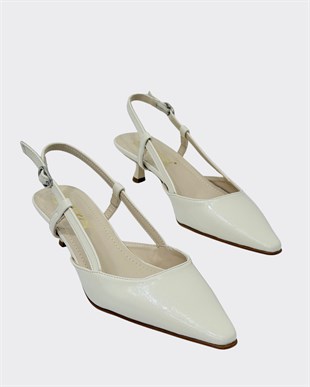 Fındık Topuk Sade 5 Cm Rahat Topuklu Stiletto