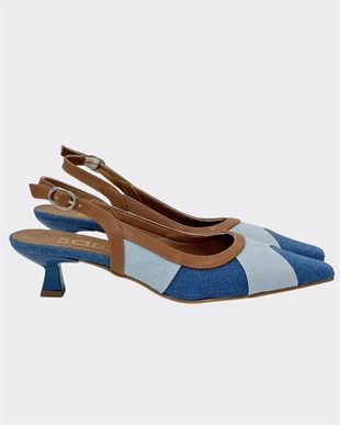 Fındık Topuklu Tasarım Rahat Stiletto