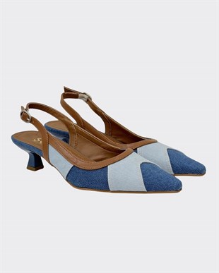 Fındık Topuklu Tasarım Rahat Stiletto