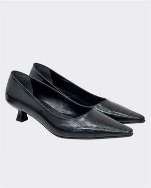 Fındık Topuklu Tasarımlı Sade Rahat Stiletto