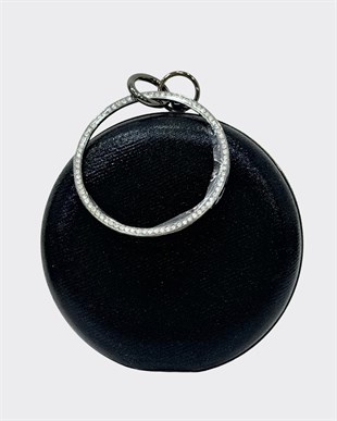 Full Taş İşlemeli Makaron Abiye El Çantası