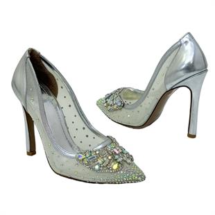 Gerçek Taş Detaylı Tasarım Stiletto