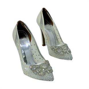 Gerçek Taş Detaylı Tasarım Stiletto