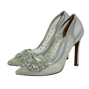 Gerçek Taş Detaylı Tasarım Stiletto