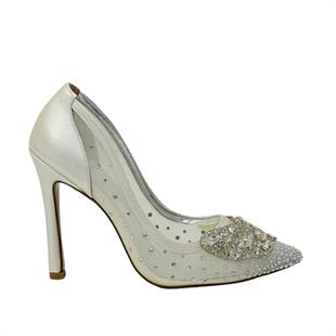 Gerçek Taş Detaylı Tasarım Stiletto