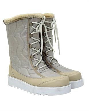 İçi Kürklü Kar Botu 4 Cm Tabanlı
